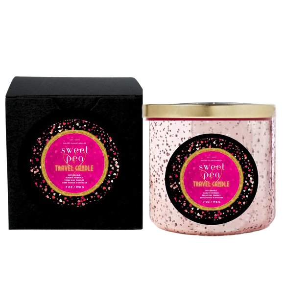 SWEET PEA 3 WICK CANDLE - Picture 1 of 2